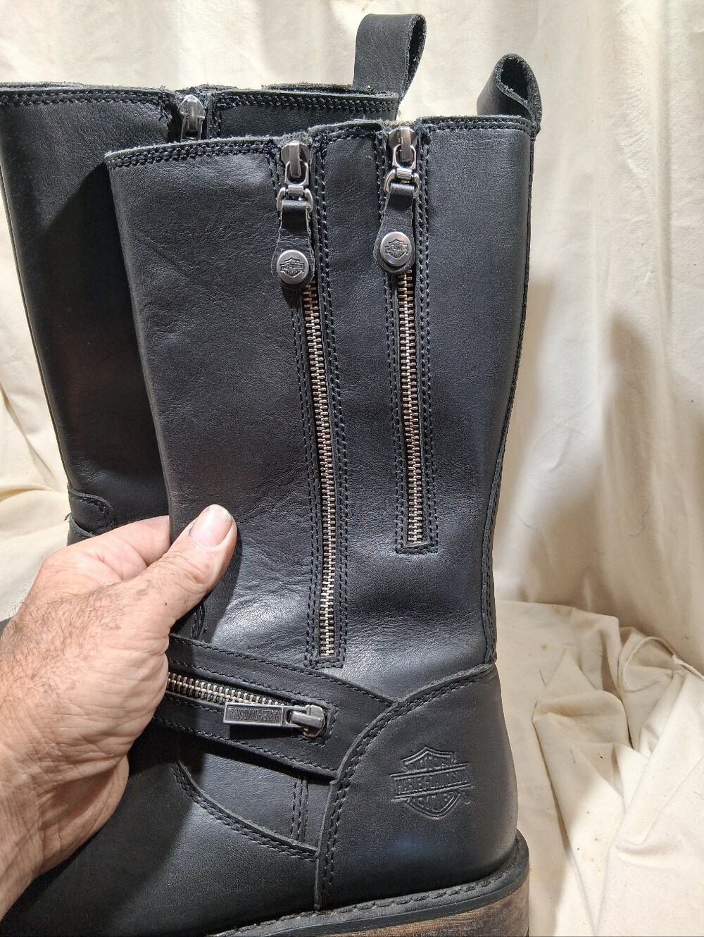 Women's harley Davidson riding boots - Picture 3 of 10